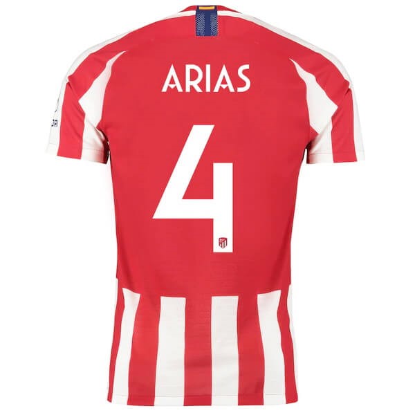 Tailandia Camiseta Atletico Madrid NO.4 Arias Primera equipación 2019-2020 Rojo